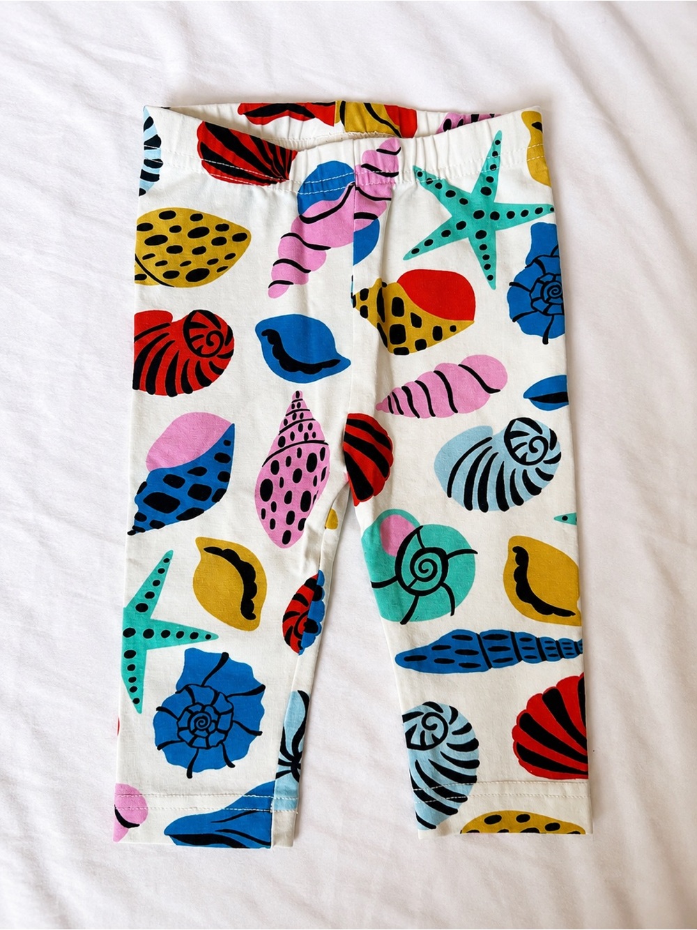 Hanna Andersson Toddler Girls Rainbow Seashell Leggings – Size 2T